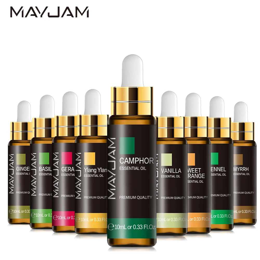 🌸 Breathe in Serenity: MAYJAM 10ml Essential Oil with Dropper