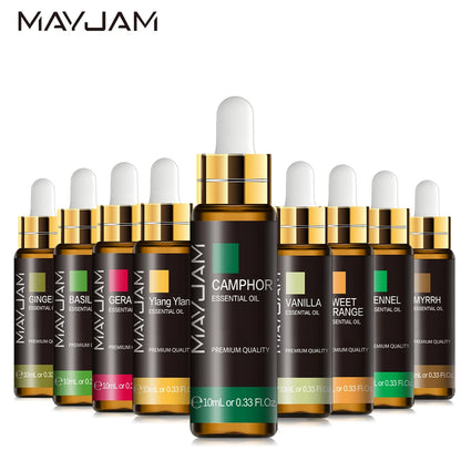 🌸 Breathe in Serenity: MAYJAM 10ml Essential Oil with Dropper