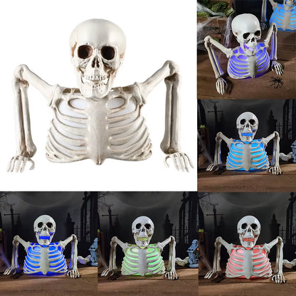 Halloween | Horror Glowing Skull Skeleton Decoration