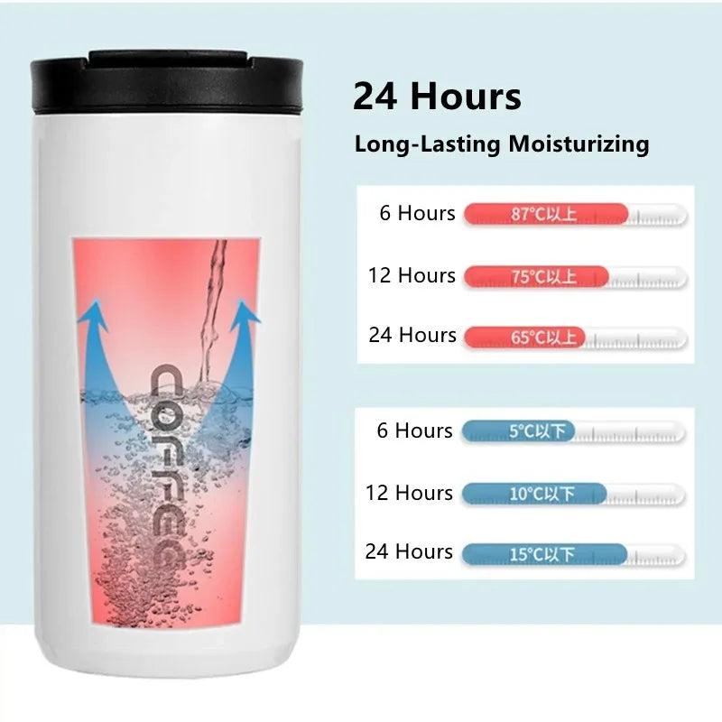 ☕ The Elite Commuter: 400ML Stainless Steel Leakproof Vacuum Flask