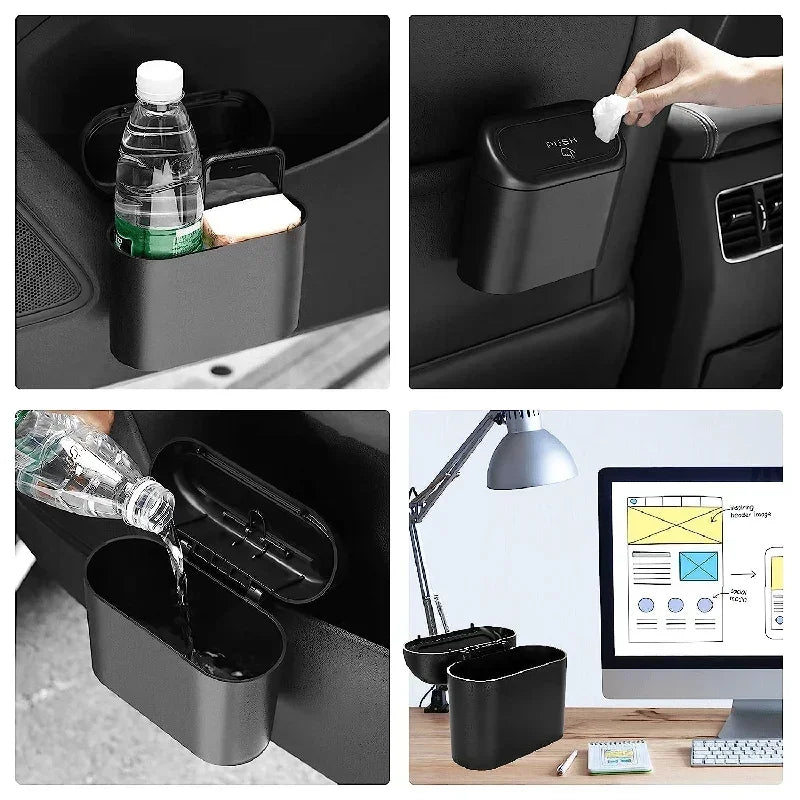 Car Trash Can (With Lid) Contains 60 (300) Garbage Bags