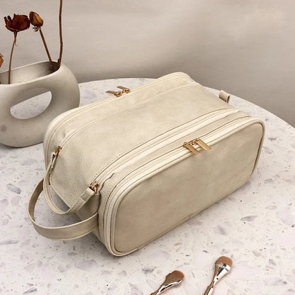 Multifunctional PU Leather Makeup Bag