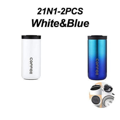 ☕ The Elite Commuter: 400ML Stainless Steel Leakproof Vacuum Flask