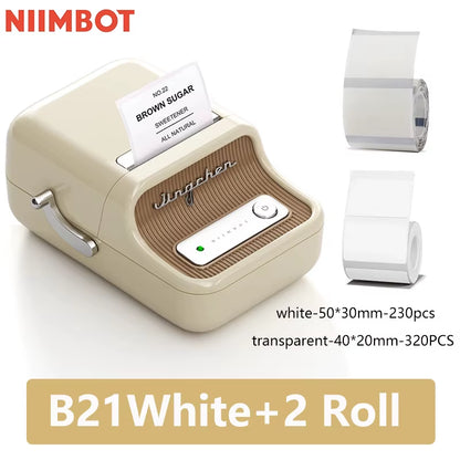 B21 Mini Portable Thermal Label Printer