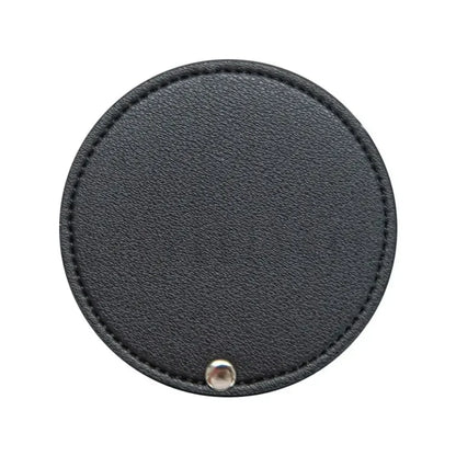 1Pc PU Leather Mini Mirror
