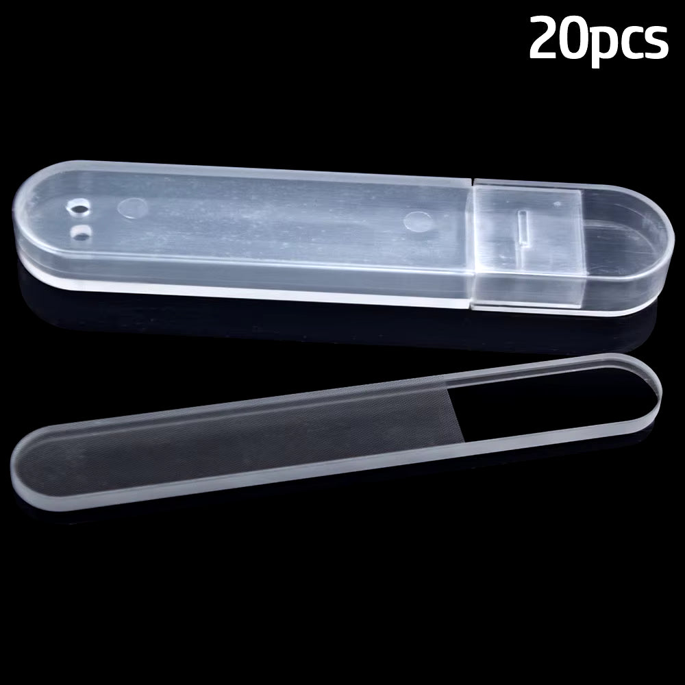 10Pcs Nano Crystal Glass Nail Files Buffer