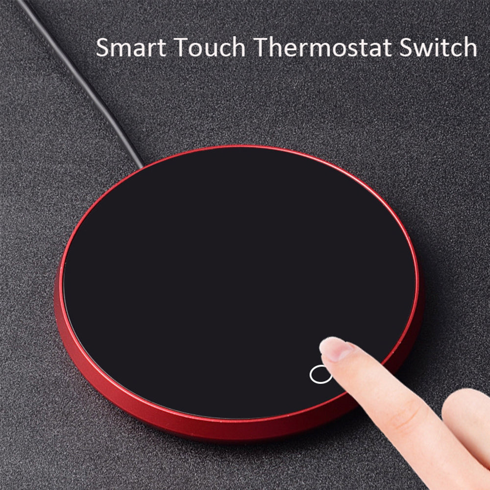 ☕ Savor Every Sip: The USB Temperature-Adjustable Coffee Mug Warmer & Heating Touch Pad
