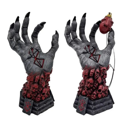 Berserk Figure Hand of God Statue Anime Handcraft Resin Ornament Halloween Skeleton Figurine Craft Desk Decoration Scary Decor