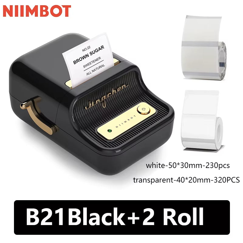 B21 Mini Portable Thermal Label Printer