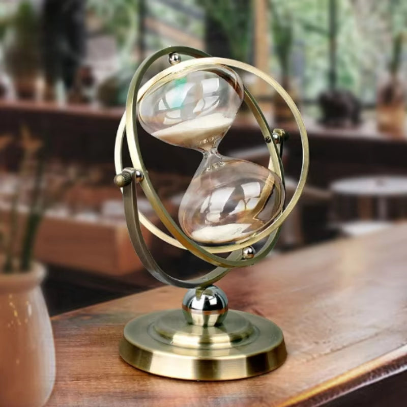 15-60 Minute Global Timer Retro Hourglass Nordic Creative Luxury Home Classical Living Room Office Desk Decoration Holiday Gift