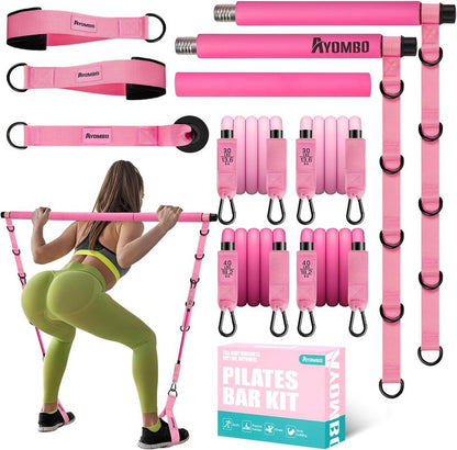 Pilates Bar Kit with Resistance Bands