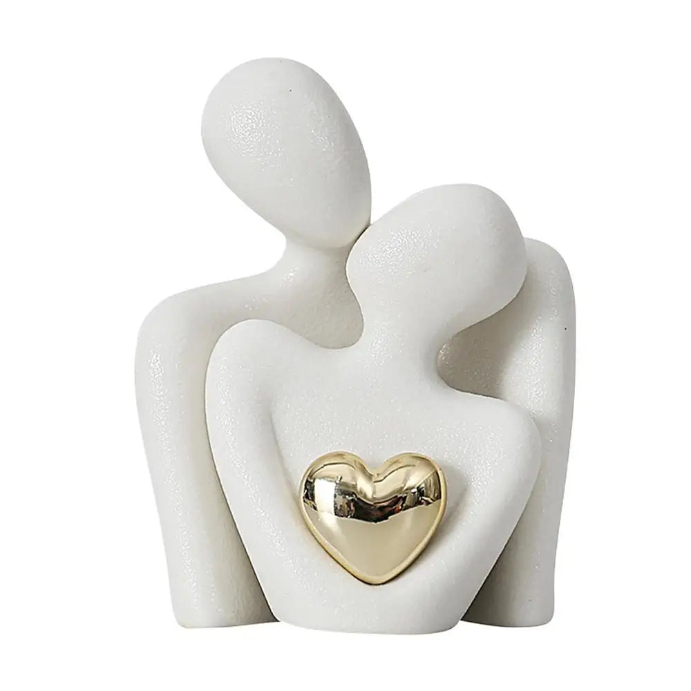 Creative Couple Figure Decoration Newlywed Home Decoration Lover Sculpture Decoration Figure Desktop Living Room Bookshelf Decor