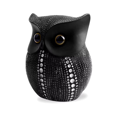 Nordic Owl Statue for Home Decor, Crafted Figurinesresin Animal Sculptures Collection for Bedroom, Office Book Shelf, TV Decorat