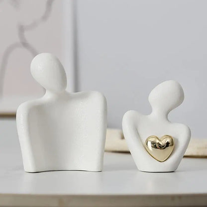 Creative Couple Figure Decoration Newlywed Home Decoration Lover Sculpture Decoration Figure Desktop Living Room Bookshelf Decor