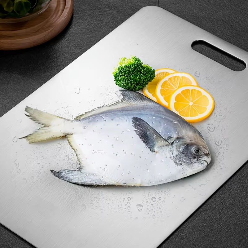 🔪 The Trio of Precision: 3-Piece Stainless Steel Cutting Board Set