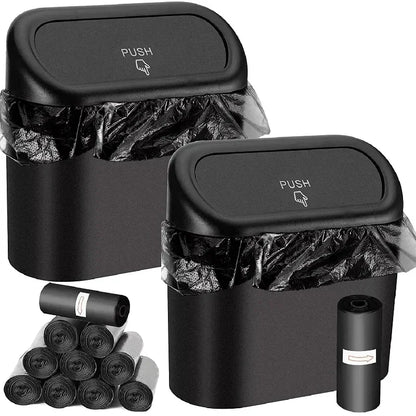 Car Trash Can (With Lid) Contains 60 (300) Garbage Bags