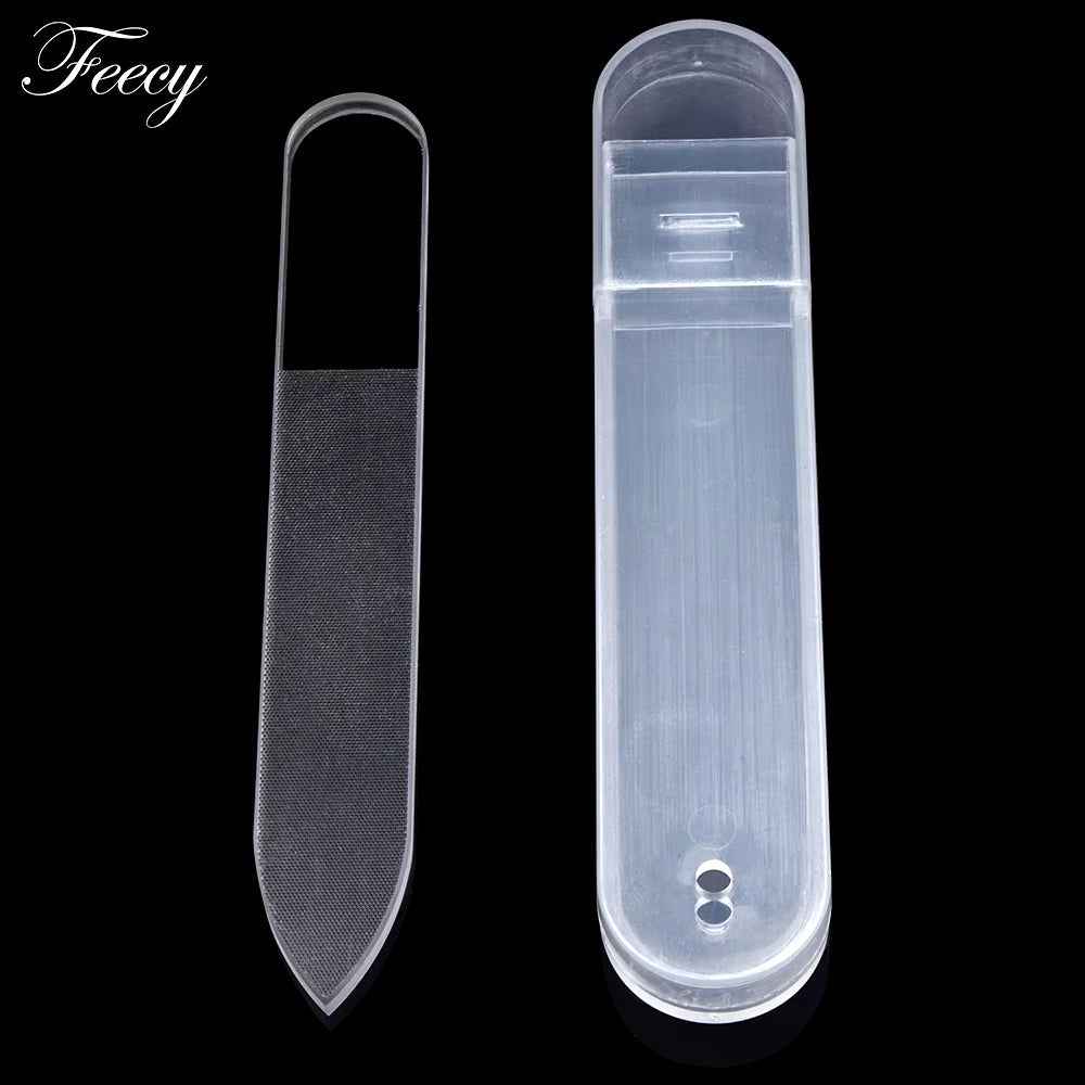 10Pcs Nano Crystal Glass Nail Files Buffer