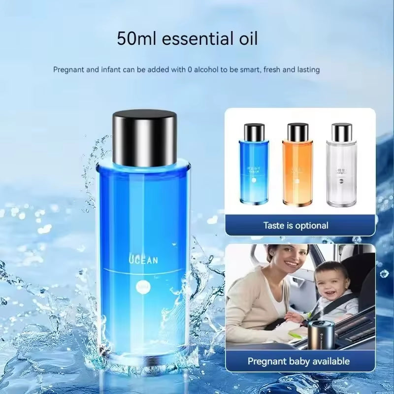 🌌 The Sensory Sanctuary: Smart Car Fragrance Diffuser & Starry Light Humidifier