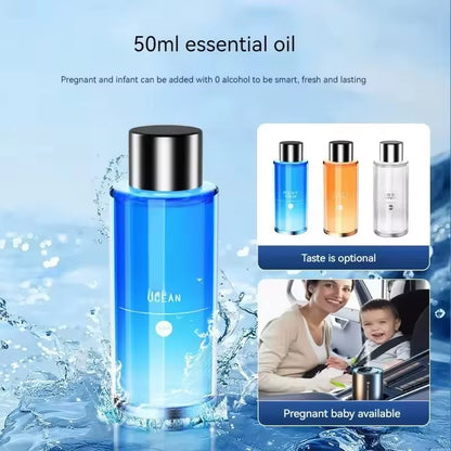 🌌 The Sensory Sanctuary: Smart Car Fragrance Diffuser & Starry Light Humidifier