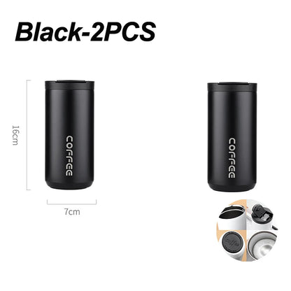 ☕ The Elite Commuter: 400ML Stainless Steel Leakproof Vacuum Flask