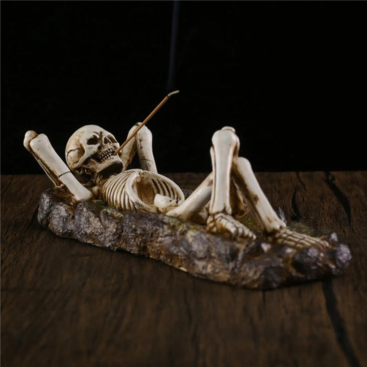 Resin Incense Burner Skeleton Holder 