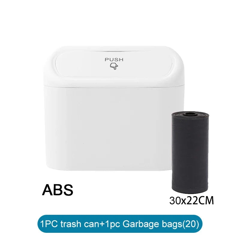 Car Trash Can (With Lid) Contains 60 (300) Garbage Bags