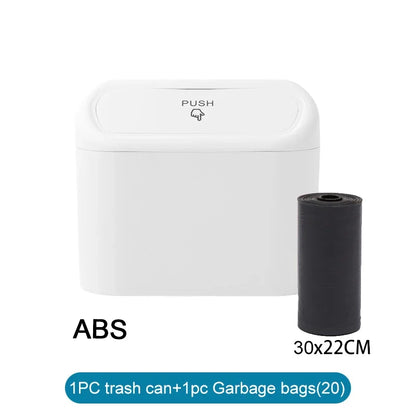Car Trash Can (With Lid) Contains 60 (300) Garbage Bags