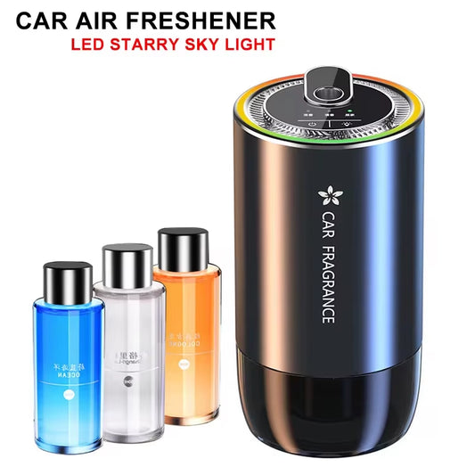 🌌 The Sensory Sanctuary: Smart Car Fragrance Diffuser & Starry Light Humidifier