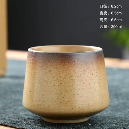 Vintage Ceramic Coffee Cup – Handcrafted Elegance for Every Sip