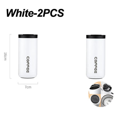 ☕ The Elite Commuter: 400ML Stainless Steel Leakproof Vacuum Flask