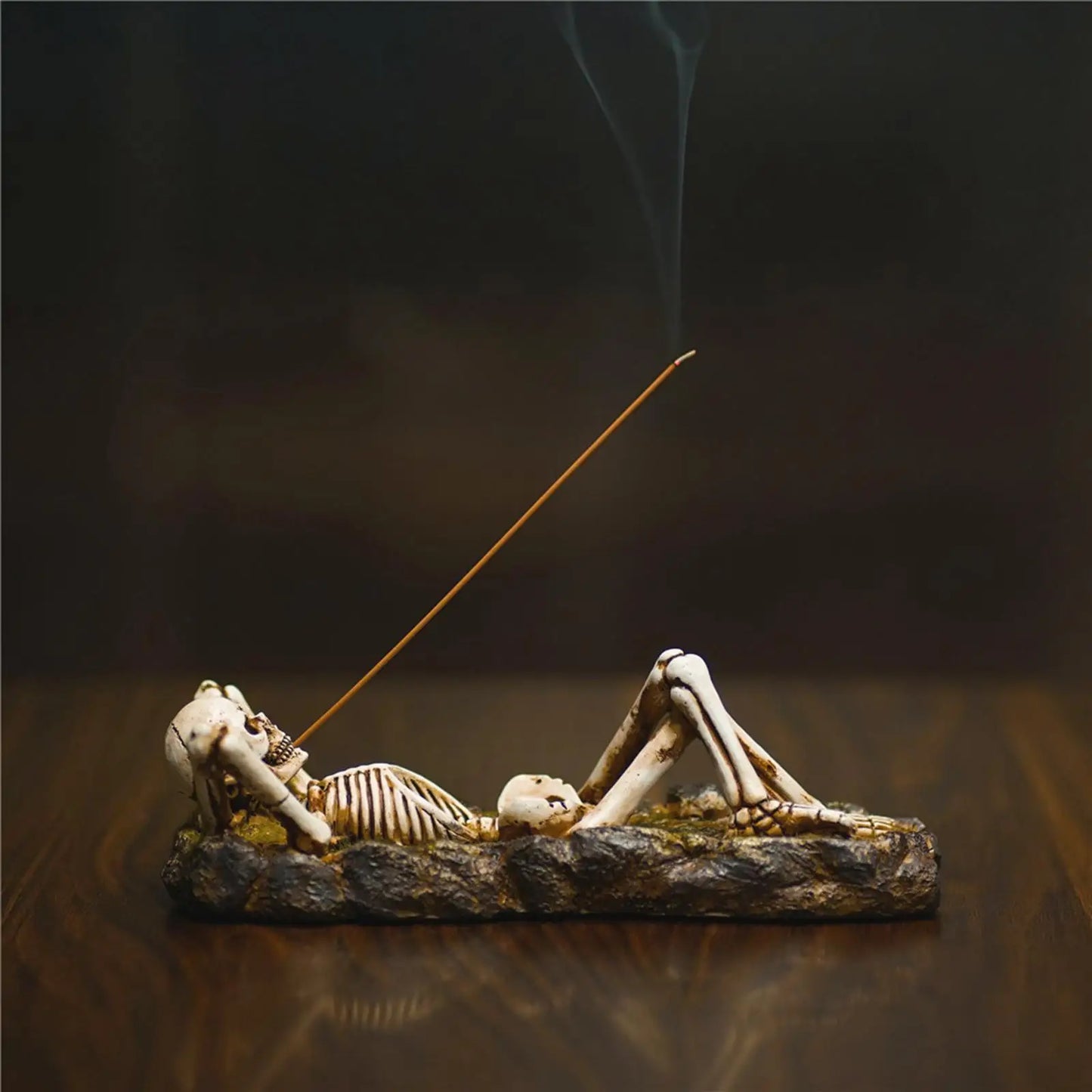 Resin Incense Burner Skeleton Holder 