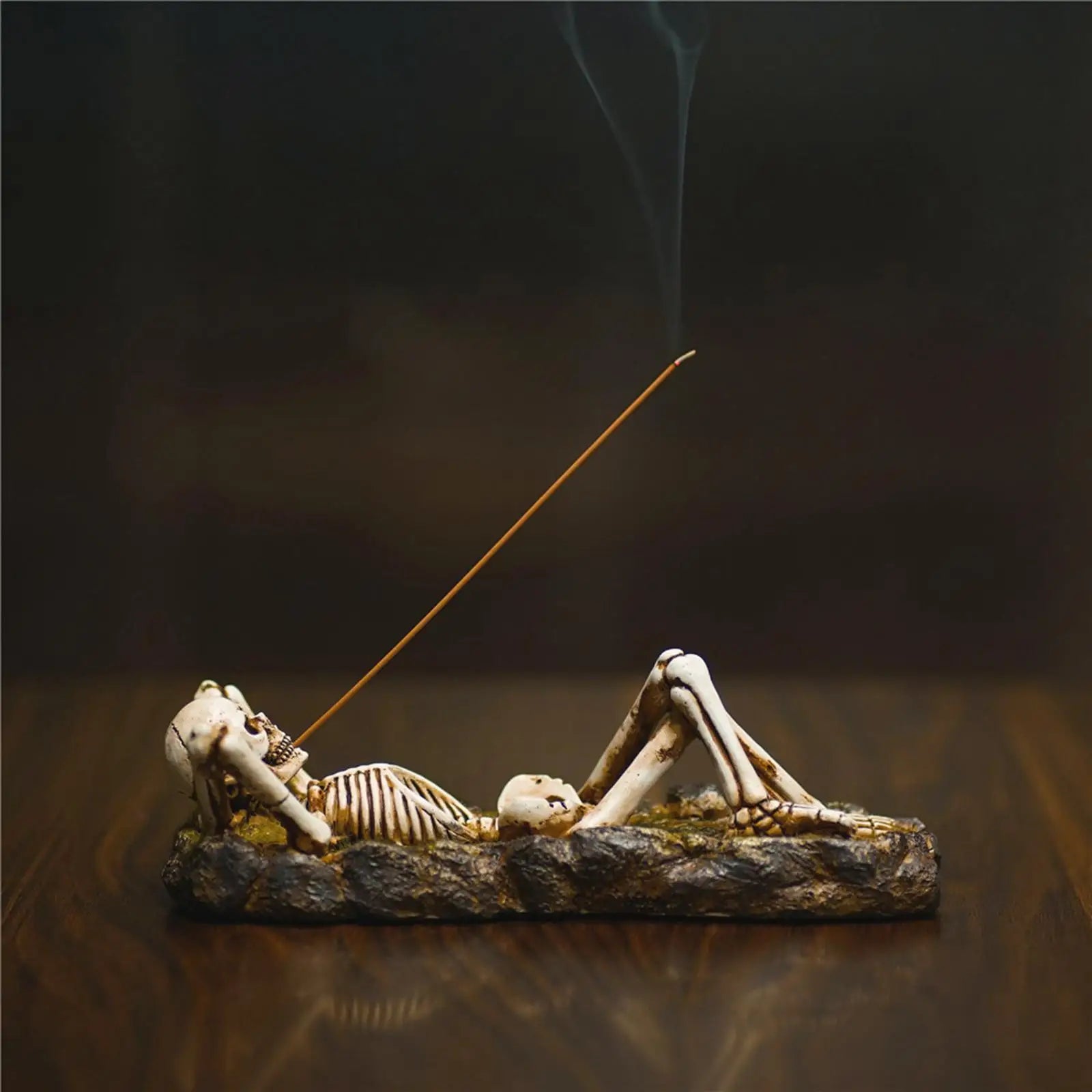 Resin Incense Burner Skeleton Holder 