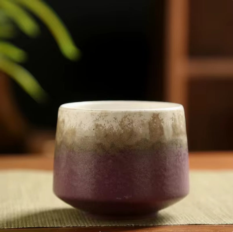 🍵 The Rustic Ritual: Vintage Coarse Pottery Ceramic Coffee & Tea Cup