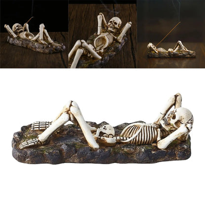 Resin Incense Burner Skeleton Holder 