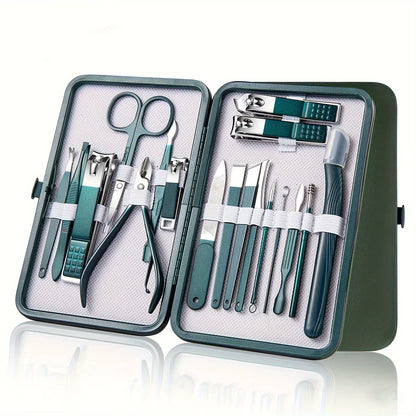 ✂️ The Master Suite: Professional 7-18 Piece Stainless Steel Manicure & Pedicure Set