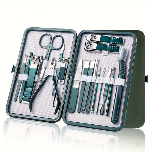 ✂️ The Master Suite: Professional 7-18 Piece Stainless Steel Manicure & Pedicure Set
