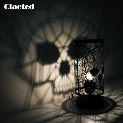 Halloween | Projection Table Lamp – Gothic Skull LED Night Light