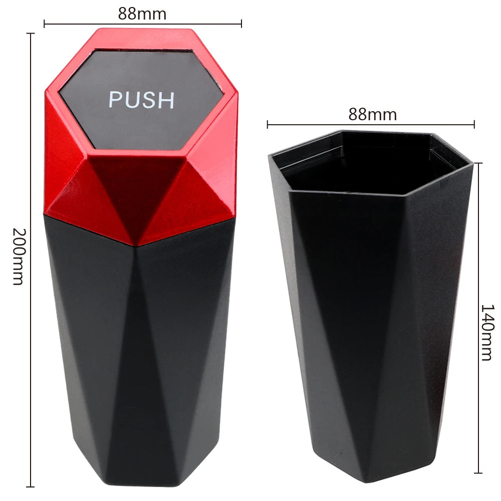 Portable Leak-Proof Mini Trash Can For Car